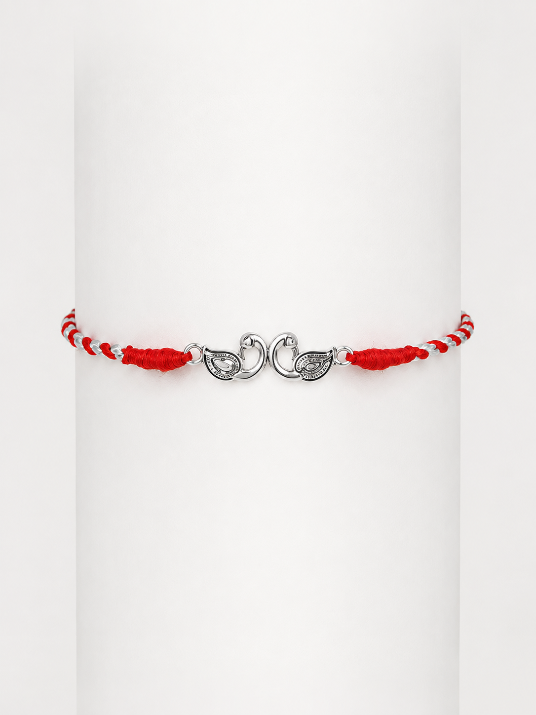 Twin Peacock 925 Silver Rakhi
